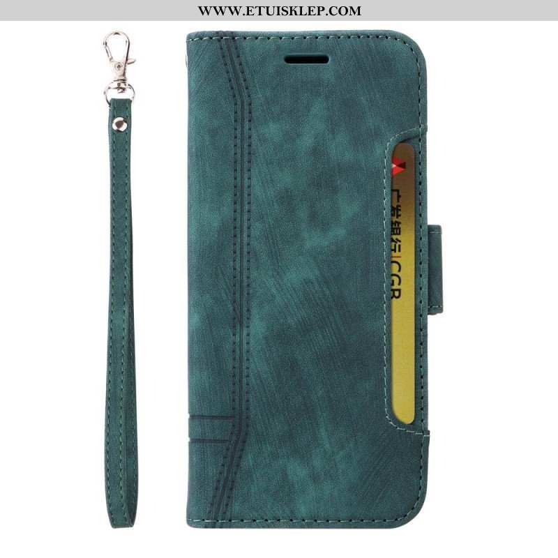 Etui Folio do Samsung Galaxy S23 5G Betopnice Przednie Etui Na Karty